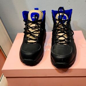 Nike Big Kid's Manoa LTR Black/Black-Sesame-Game Royal (BQ5372 003) - 5